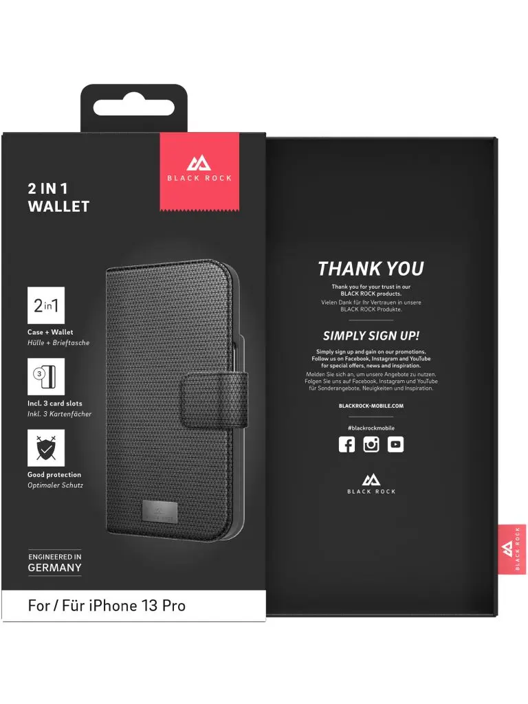 Чехол-кошелек Hama 2в1 для Apple iPhone 13 Pro Черный Photo 3