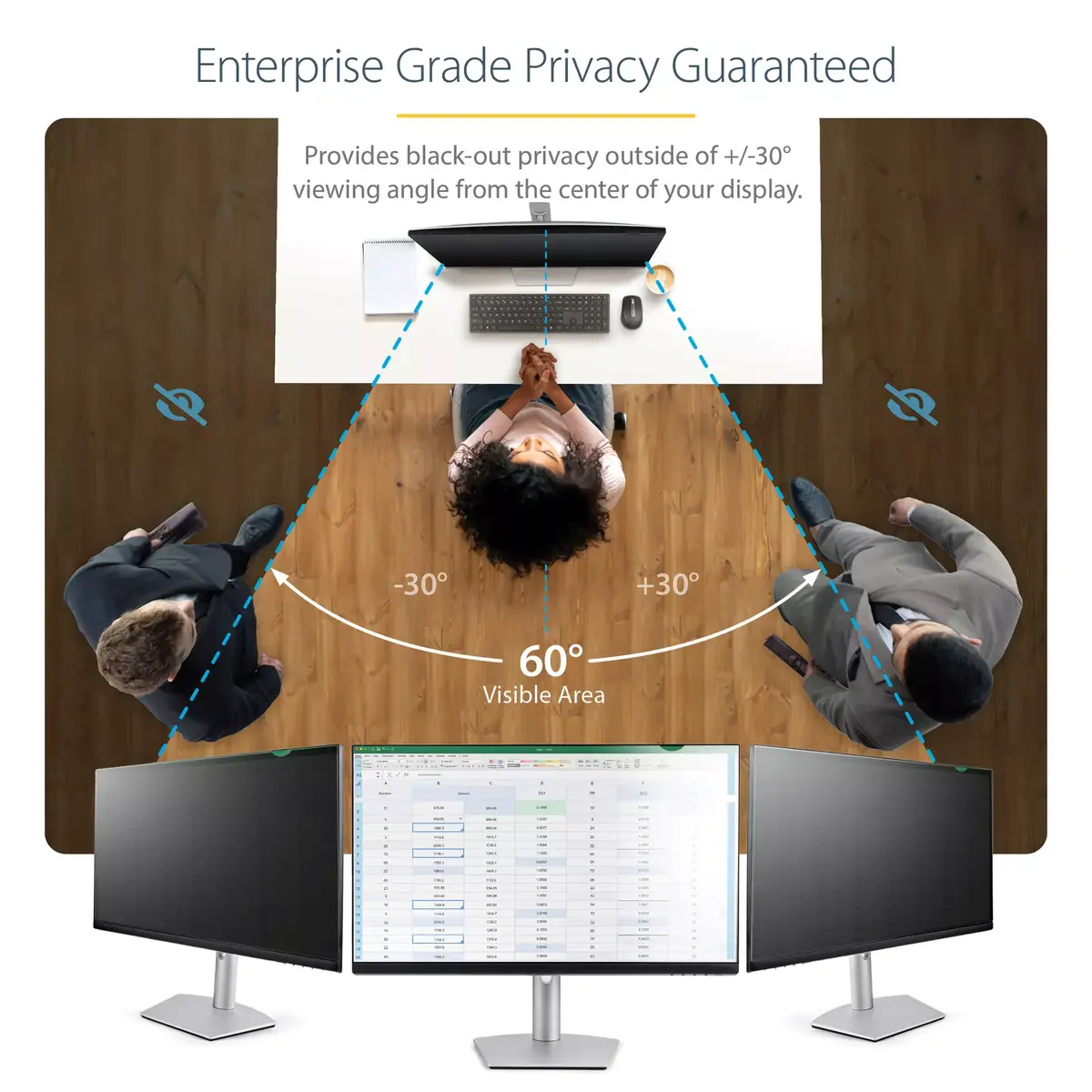 Privātuma ekrāna filtrs StarTech.com PRIVACY-SCREEN-24MB Photo 9