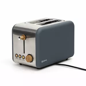 Toaster PLATINET PETVWGR grey 2-slice capacity