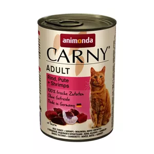 Wet cat food animonda ANIMONDA Carny beef 400 g, grain-free, gluten- and sugar-free