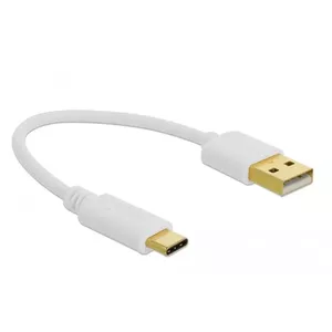 USB зарядный кабель DeLOCK Type-A к USB Type-C 15 см