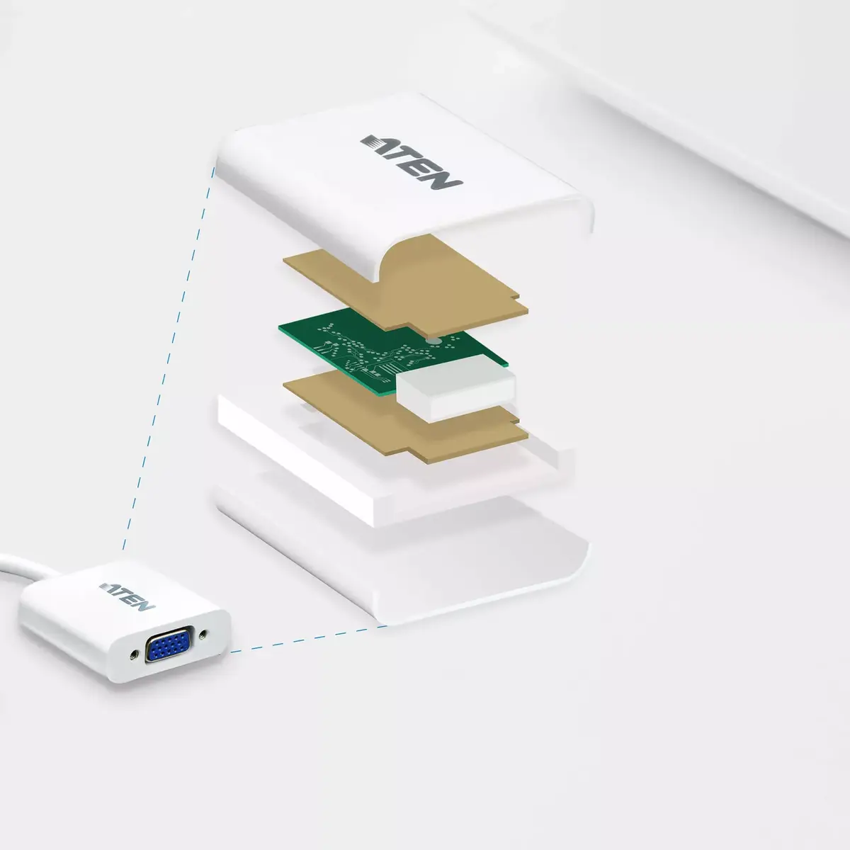 Преобразователь DisplayPort в VGA ATEN VC925-AT Photo 4