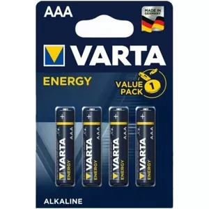 Skāb-cinka baterijas Varta Energy AAA (MN2400) — komplekts 4 gab.