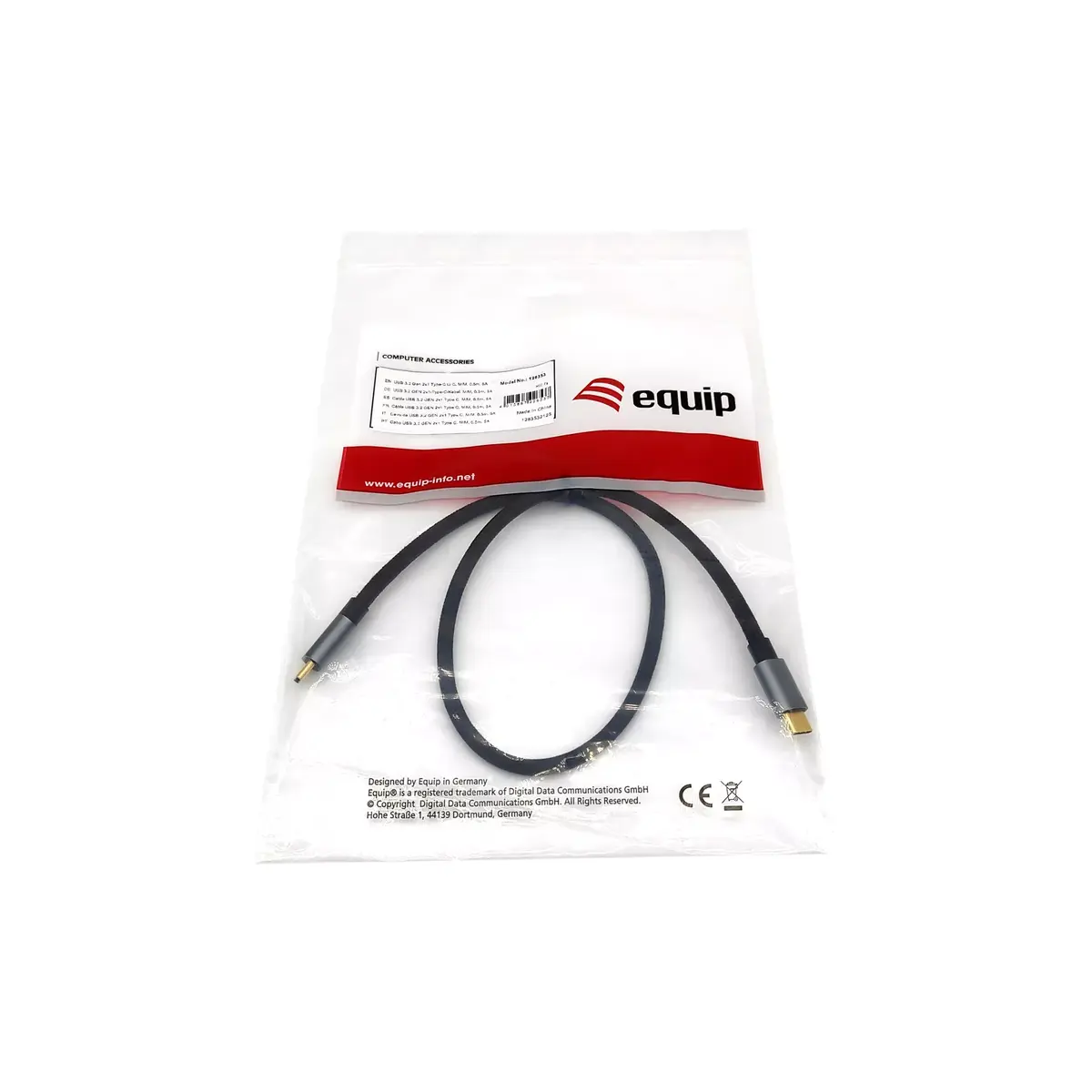 USB 3.2 Gen 2x1 Type-C uz C kabelis Equip 128353 Photo 5