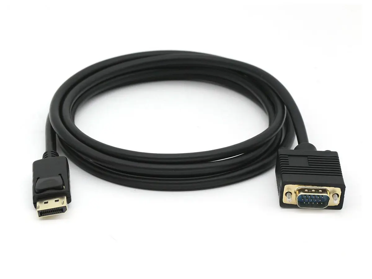 Equip DisplayPort vīriešu uz VGA vīriešu