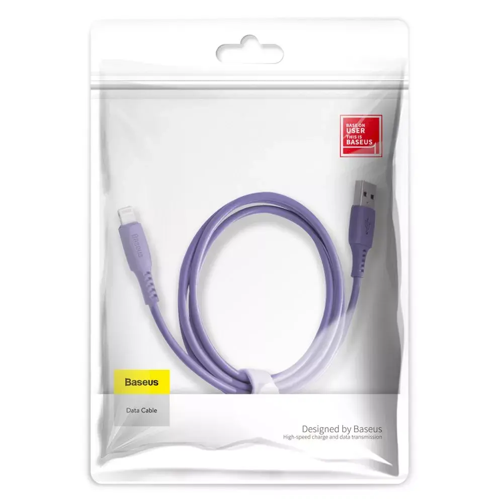Baseus Colorful USB to Lightning Cable 2.4A 1.2m Photo 8