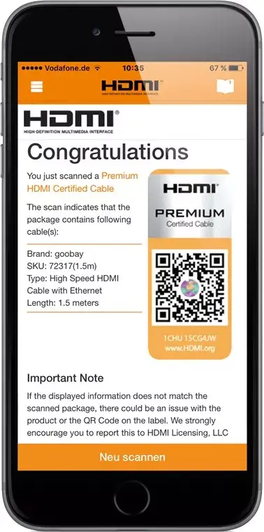 HDMI kabelis Goobay 58267 Photo 2