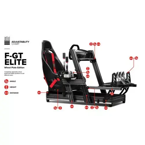 Next Level Racing F-GT Elite Aluminum Wheel Plate Edition kokpits Photo 12