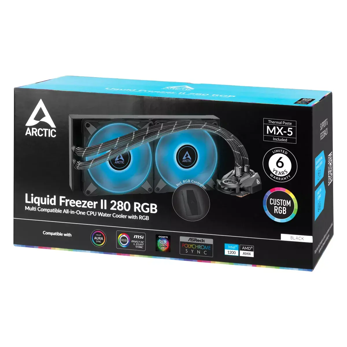 Liquid cooling kit ARCTIC Liquid Freezer II 280 RGB Photo 7