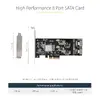 SATA PCIe Карта StarTech.com 8 Port SATA PCIe Card Photo 11