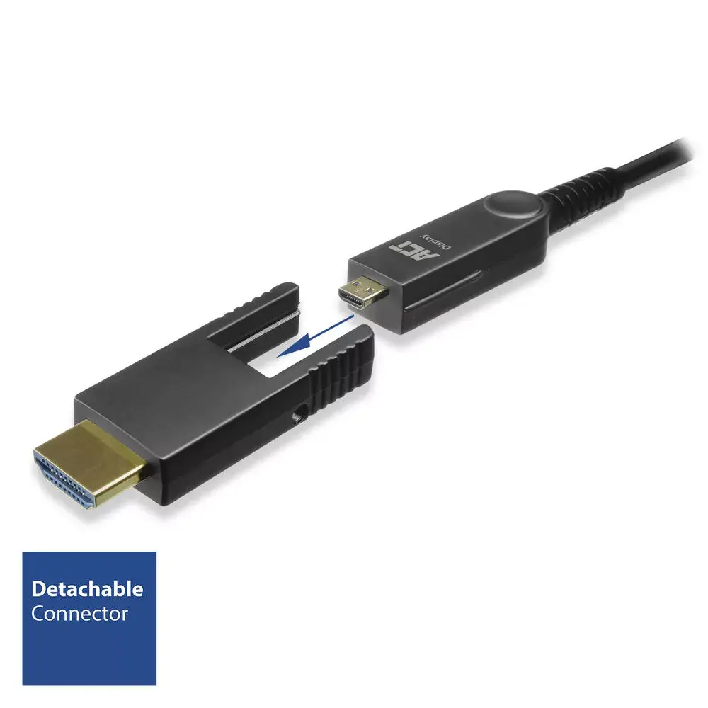 HDMI Cable ACT 50 meters High Speed 4K Active Optical v2.0 Photo 3