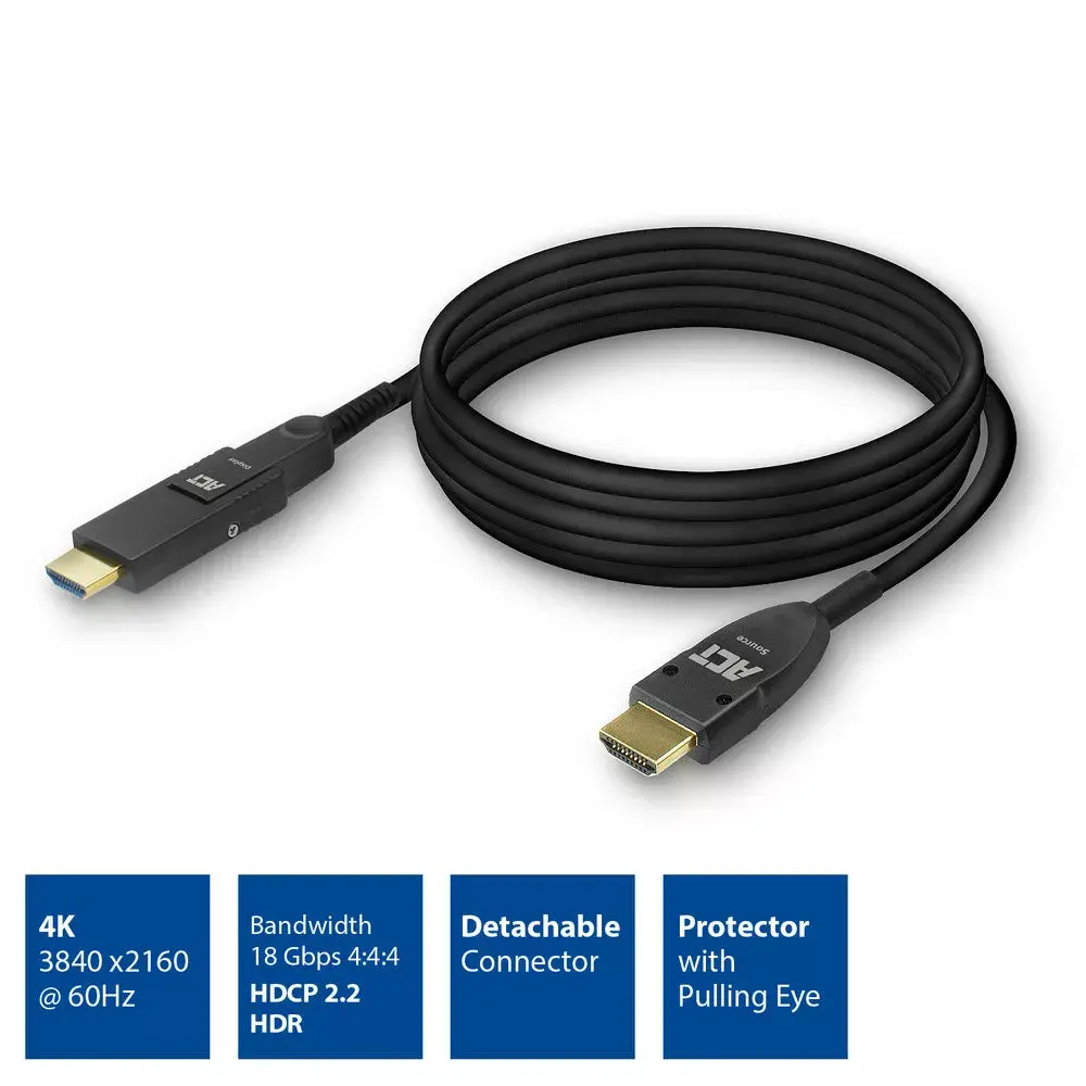 ACT 40 meters HDMI High Speed 4K Active Optical Cable Photo 2