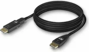 ACT AK4154 DisplayPort 1.4 aktīvais optiskais kabelis 8K 30 metri ar noņemamu savienotāju