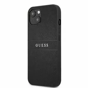 Чехол-накладка Guess Saffiano Stripe для Apple iPhone 13 Mini, черный