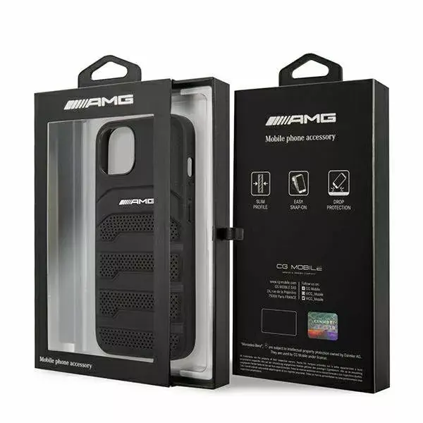 Mercedes‑AMG задняя накладка для iPhone 13 Mini AMHCP13SGSEBK Photo 8
