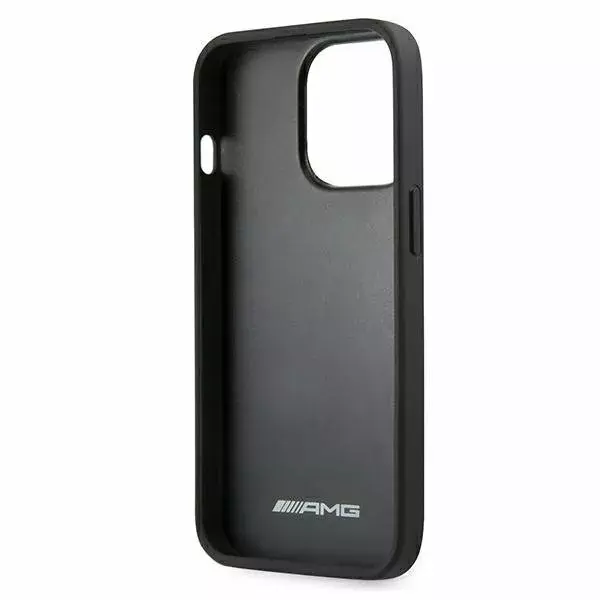 Кожаная задняя накладка Mercedes-AMG AMHCP13LGSEBK iPhone 13 Pro Photo 5