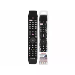 HQ LXP1560 TV Remote Control for Vestel LCD and LED Televisions with Netflix Shortcut Black