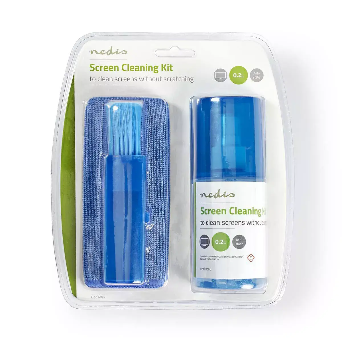 Equipment cleansing kit Nedis CLSN120BU Photo 3