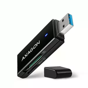 Axagon CRE-S2N karšu lasītājs USB 3.2 Gen 1 (3.1 Gen 1) Type-A Melns