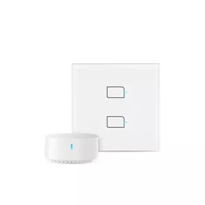 WI-FI SMART LIGHT SWITCH TC3-EU-2 BroadLink (2-channel) with smart hub