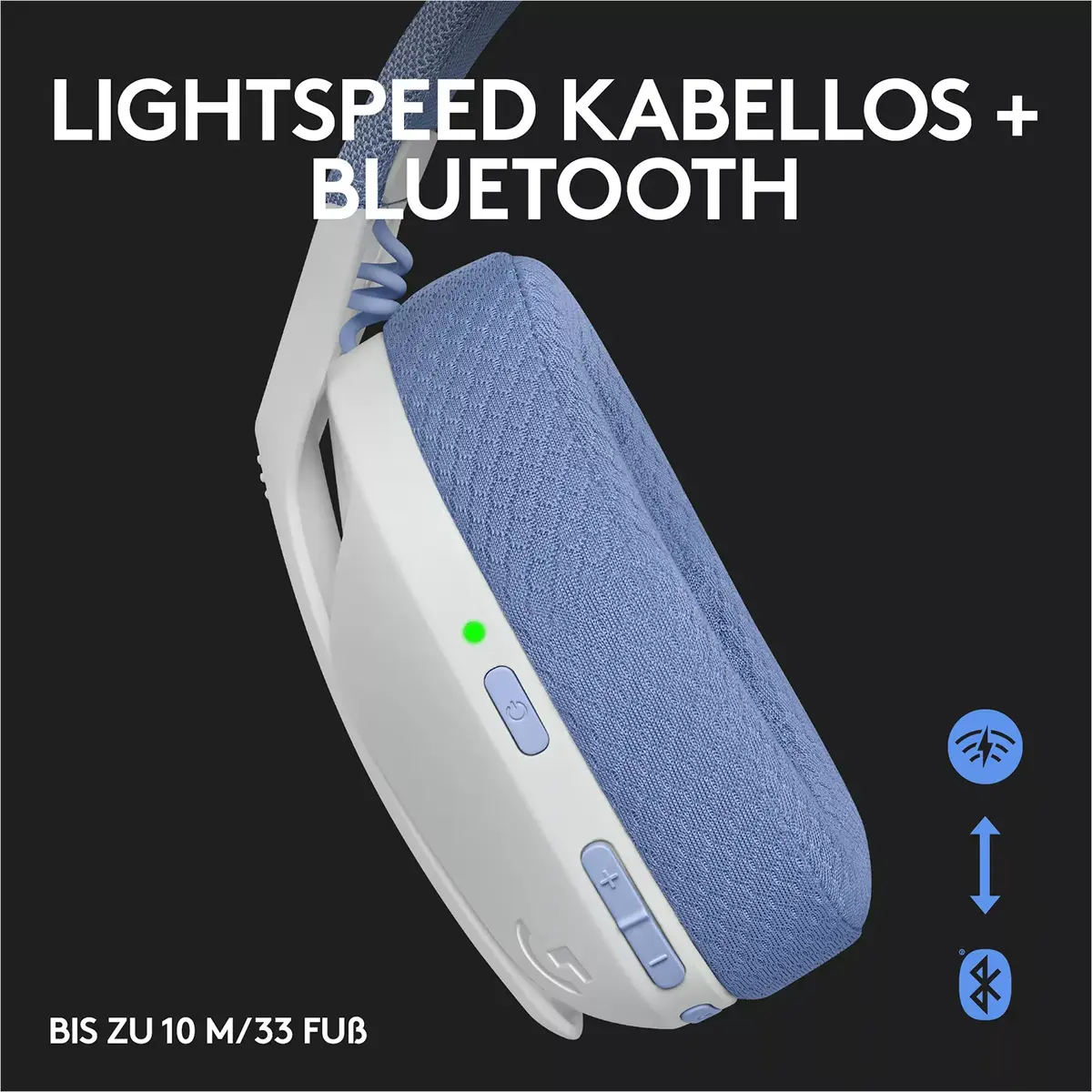 Austiņas Logitech G G435 LIGHTSPEED Photo 3