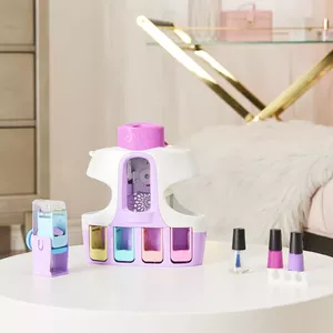 Cool Maker GO GLAM U-nique Nail Salon with Portable Stamper, 5 Design Pods and Dryer