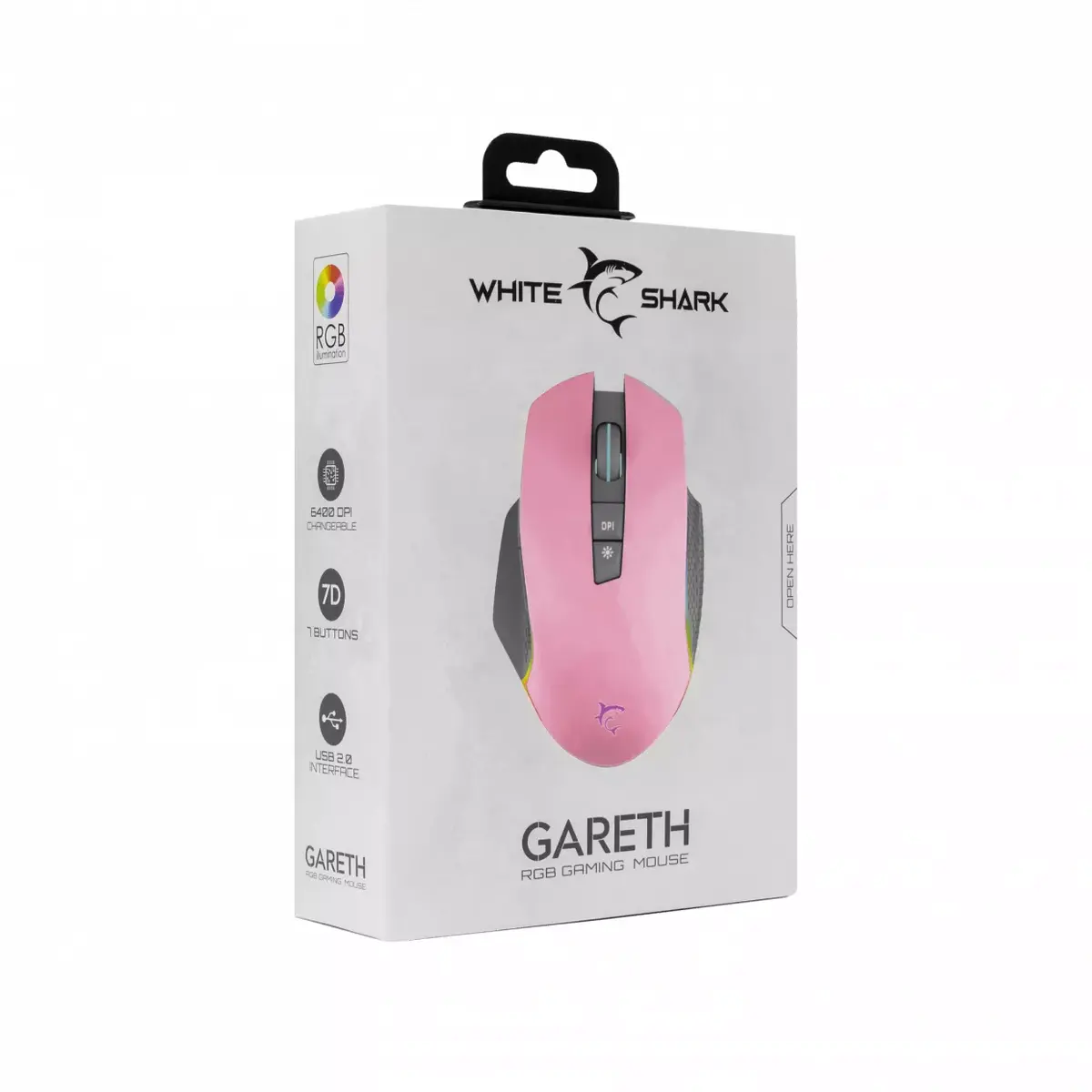 Игровая мышь White Shark GARETH Pink Photo 7