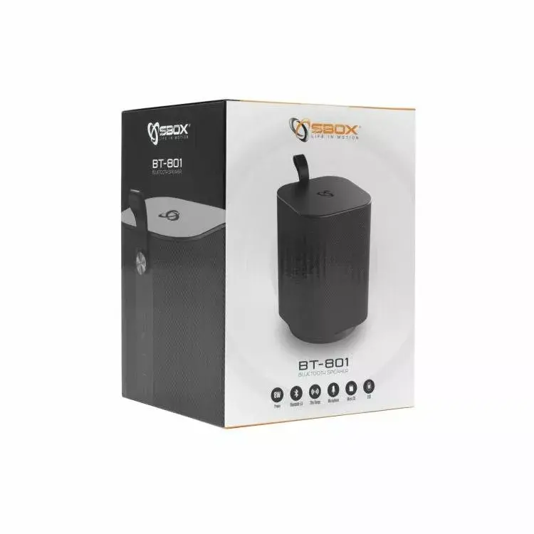 Portable Speaker Sbox BT-801, 0736373269484 Photo 6
