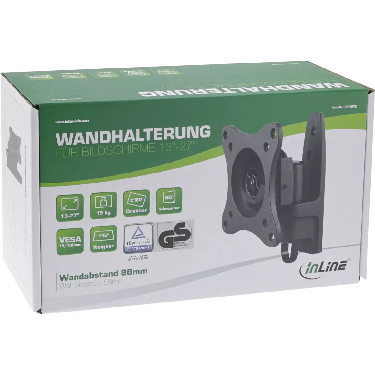 InLine wall mount 23107D Photo 4