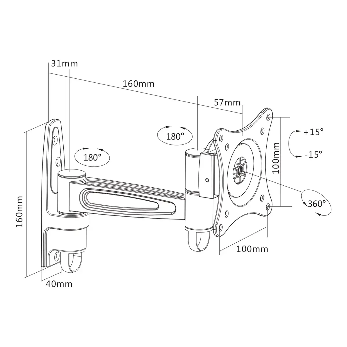 Wall mount InLine 23106D Photo 3