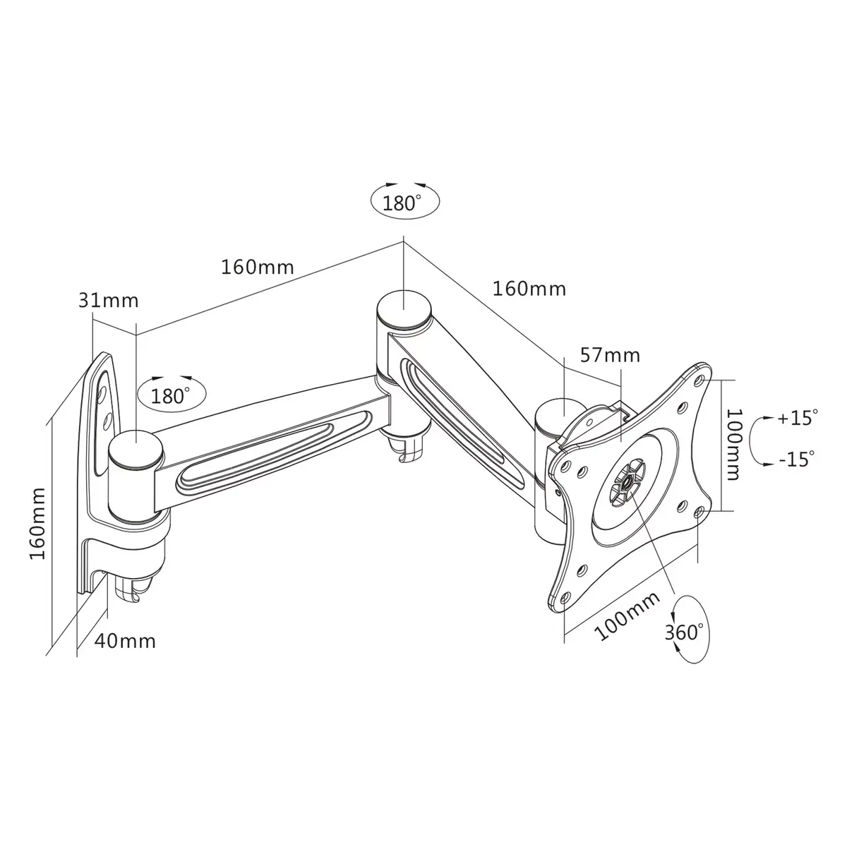 InLine Wall mount 23105D Photo 3