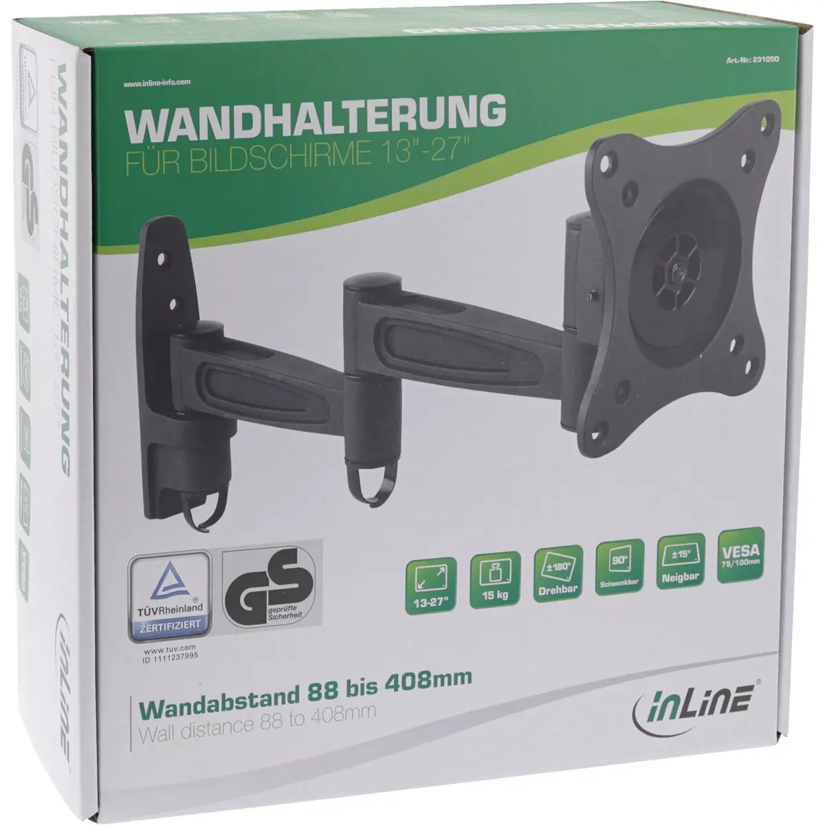 InLine Wall mount 23105D Photo 4