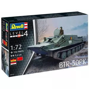 REVELL Model Kit 1/72 BTR-50PK Armored Personnel Carrier, scale 1:72