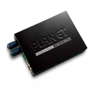 PLANET FT-801 tīlkla mediju pārveidotājs 100 Mbit/s 1310 nm Multi režīms Melns