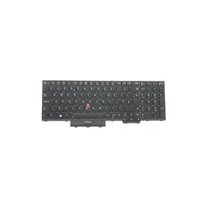 Keyboard Lenovo Thor P QWERTY UK English, replacement laptop keyboard (FRU 5N20X22904)