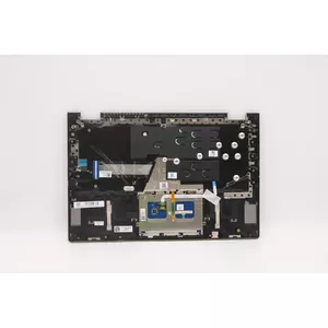 Laptop spare part Cover and backlit keyboard for Lenovo ThinkBook 14s Yoga ITL, model 5CB1C92776, grey/multicolour