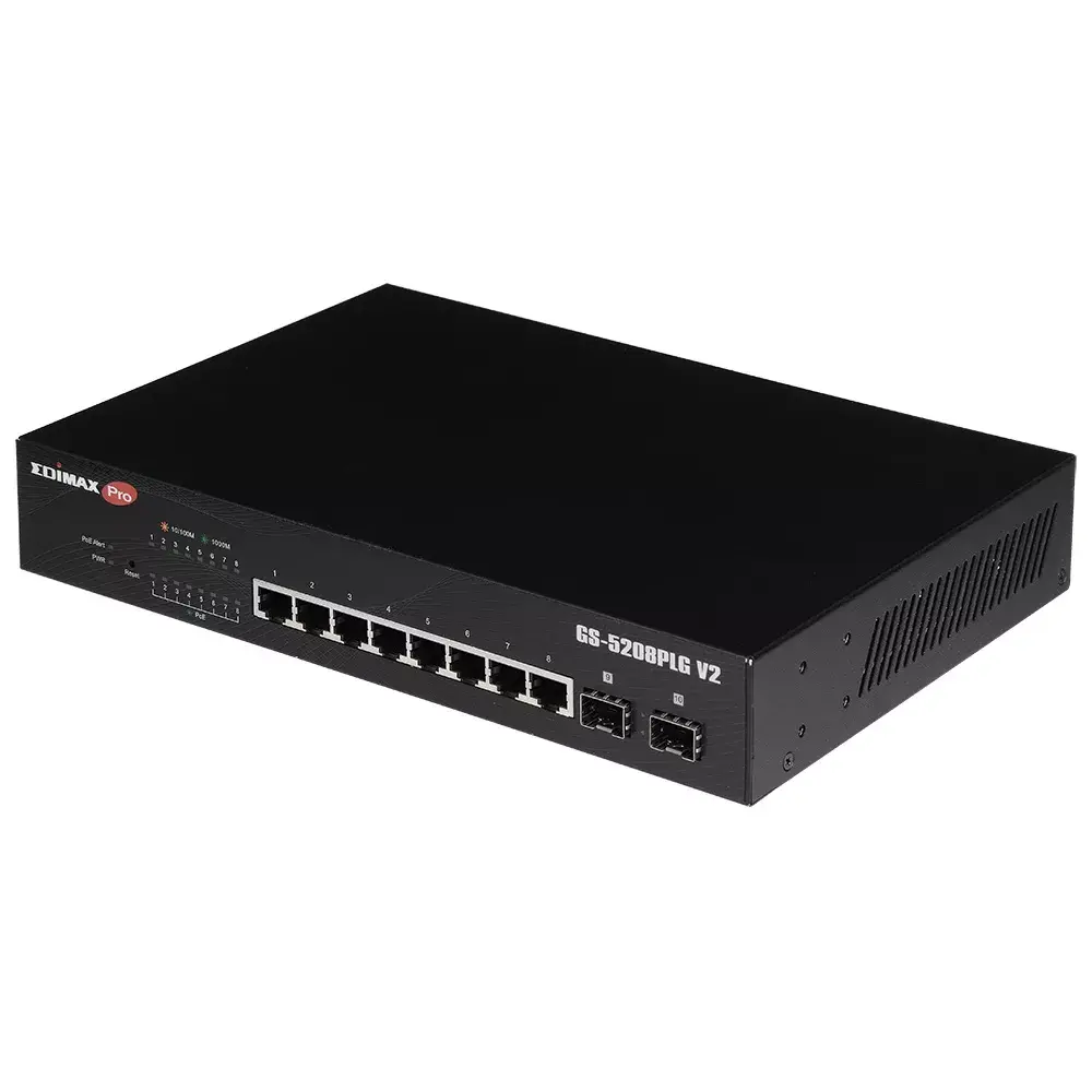 Управляемый коммутатор Edimax GS-5208PLG V2 Photo 2