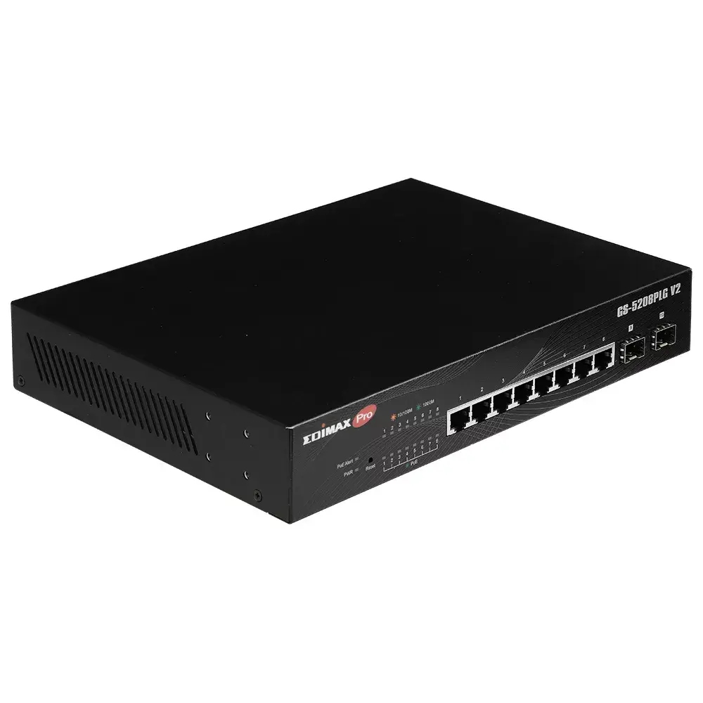 Управляемый коммутатор Edimax GS-5208PLG V2 Photo 3