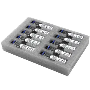 StarTech.com Cisco GLC-LH-SMD Compatible SFP Transceiver 10-Pack 1000BASE-LX/LH 1GbE Single Mode Fiber LC 10km 1310nm DDM
