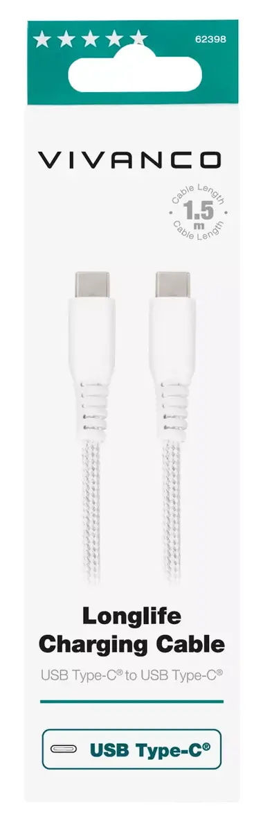 Charging Cable USB Type-C Vivanco LongLife Photo 3