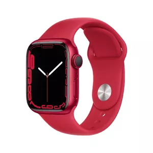 Смарт-часы Apple Watch Series 7 41 мм, алюминиевый корпус, красный, OLED, GPS, Wi-Fi