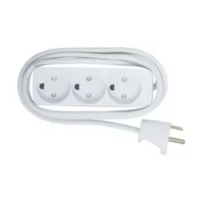 Jaudas pagarinātājs Microconnect GRU035WDK 5 m 3 AC kontaktligzdām iekštelpām balts