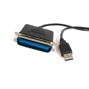USB to Parallel Printer Adapter cable 3.05 m (10 ft) – StarTech ICUSB128410 – Centronics to USB Type-A, black