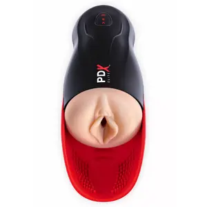 Мастурбатор Pipedream PDX ELITE STROKER FUCK-O-MATIC VAGINA Двойная Вибрация