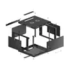 Wall mounted rack Lanberg WF01-6606-00B Photo 8