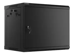 Wall mounted rack Lanberg WF01-6409-00B 9U Black