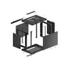 Wall mounted rack Lanberg WF01-6409-00B Photo 8