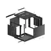 Настенный шкаф Lanberg WF01-6609-00B Photo 2