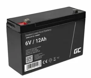Sealed AGM battery Green Cell CSB-612/AGM01, 6V 12Ah for UPS and backup power