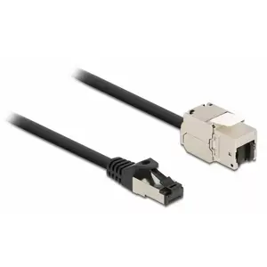 Cable RJ45 plug to Keystone Module RJ45 jack DeLOCK 87029
